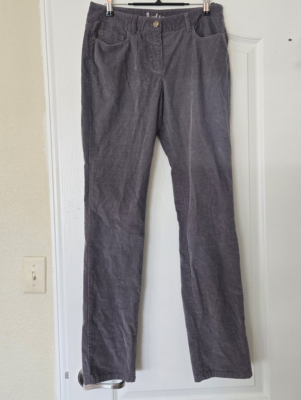 Boden Corduroy Gray Pants Size 6